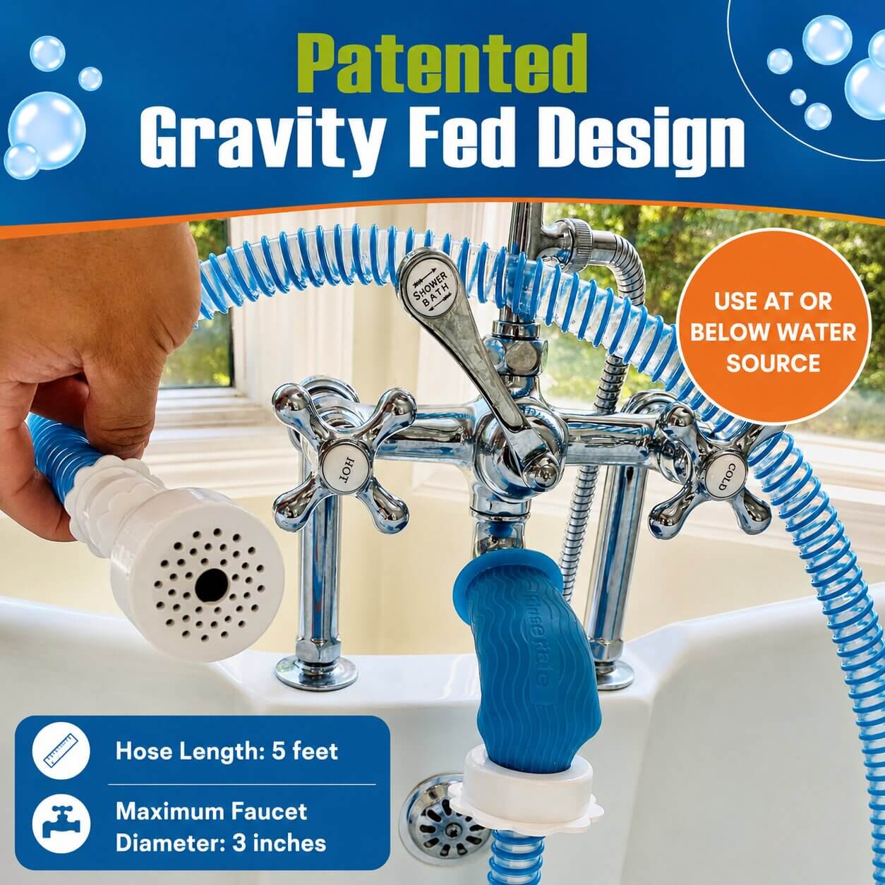 RinseMate™ Tub Rinser